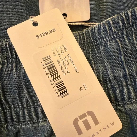 NWT Travis Matthews Wide-Leg Pants with Side Slits - Picture 13 of 16